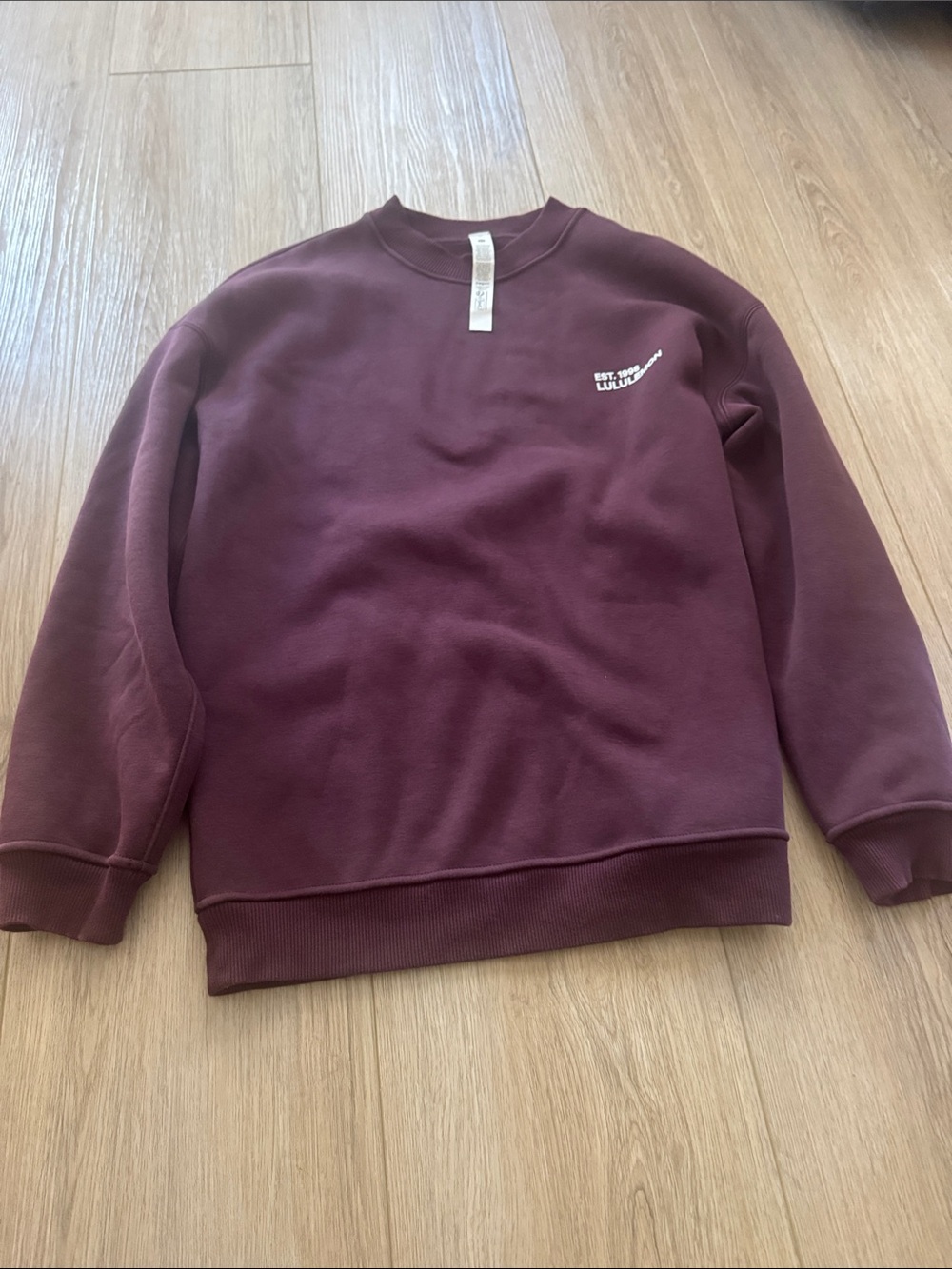 LULULEMON  Heavyweight Fleece Oversized Pullover medium good night plum